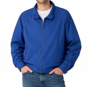 Vintage 70’s 80’s London Fog Blue Retro Zip Up Jacket 42 Regular L